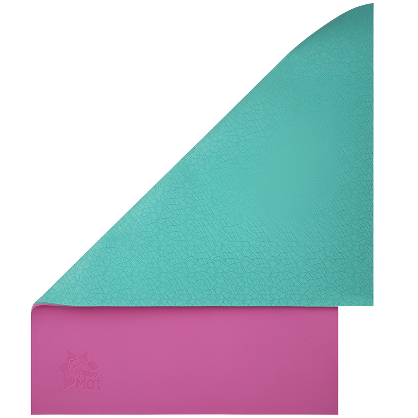 anti-fatigue-reversible-dog-grooming-table-mat-pink-teal-48x24-by-PawMat