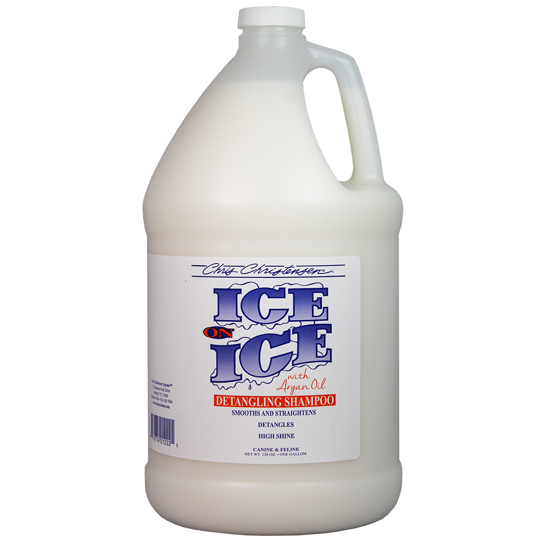 chris-christensen-ice-on-ice-detangling-shampoo-gallon-for-dogs