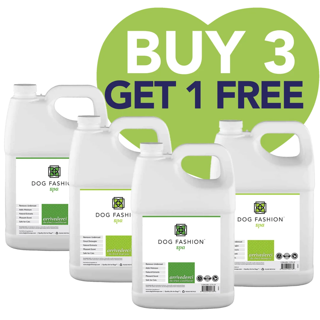 dfs-arrivederci-de-shedding-4-gallon-shampoo-and-conditioner-bundle-for-dog-grooming