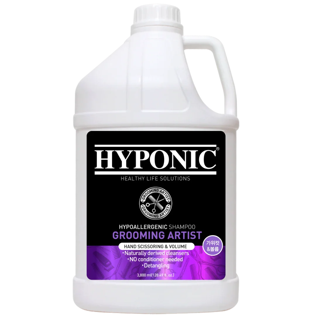 hyponic-grooming-artist-shampoo-for-dogs-hand-scissoring-volume-3.8l